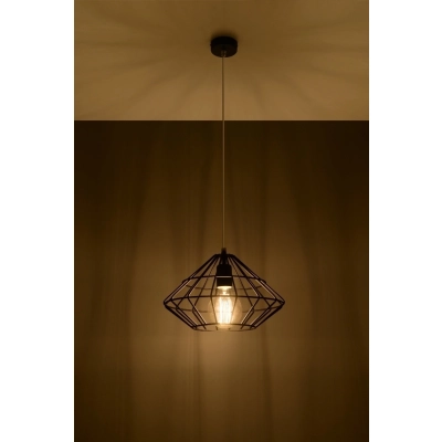 UMBERTO lampa wisząca czarna Sollux lighting